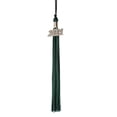 thumbnail image 1 of Class Act Graduation Graduation Tassel - 2021 - Silver Charm - 2 Color, Black / Dark Green, 1 of 9