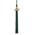 thumbnail image 1 of Class Act Graduation Graduation Tassel - 2022 - Gold Charm - 2 Color, Black / Dark Green, 1 of 8