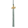 thumbnail image 1 of Class Act Graduation Graduation Tassel - 2022 - Gold Charm - 2 Color, Dark Green / White, 1 of 9