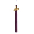 thumbnail image 1 of Class Act Graduation Graduation Tassel - 2023 - Gold Charm - 2 Color, Navy / Maroon, 1 of 9