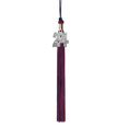 thumbnail image 1 of Class Act Graduation Graduation Tassel - 2024 - Bling Charm - 2 Color, Navy / Maroon, 1 of 9