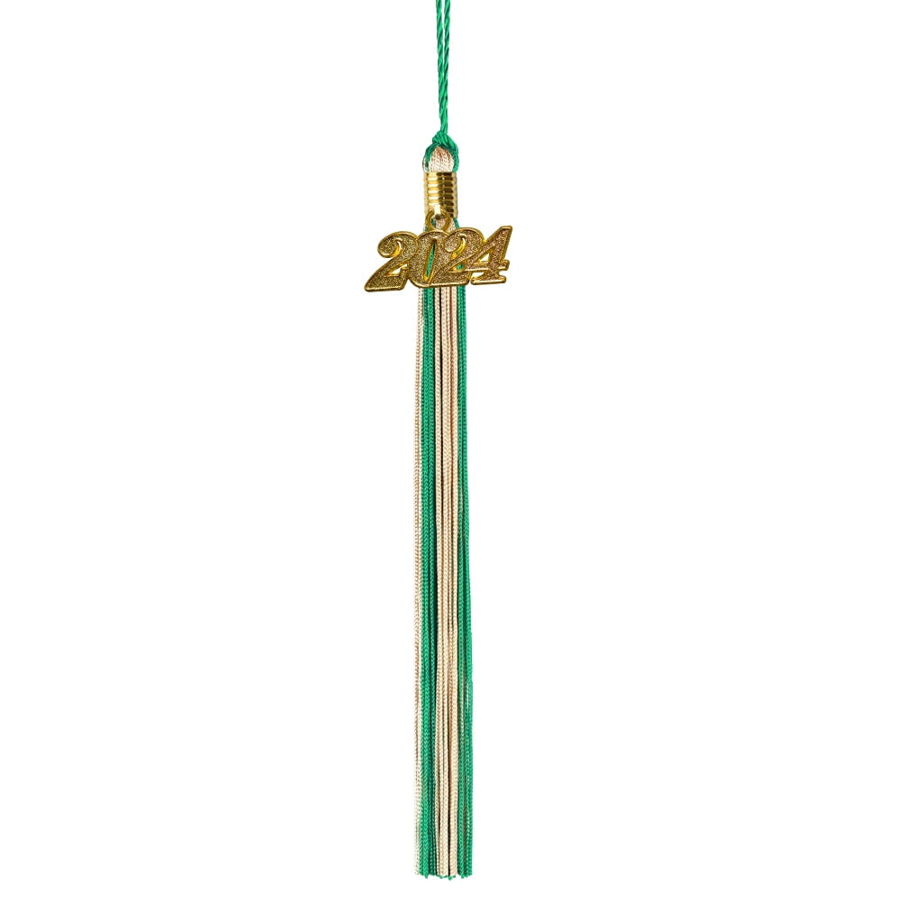Class Act 2020 Graduation Tassel With Gold Year Charm – Navy Blue, 9-Inch Rayon Tassel For Cap & Gown