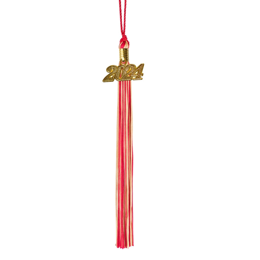 Class Act Graduation Tassel With 2021 Gold Charm | 9-Inch Rayon Tassel, Green | Commencement Keepsake For Cap & Gown