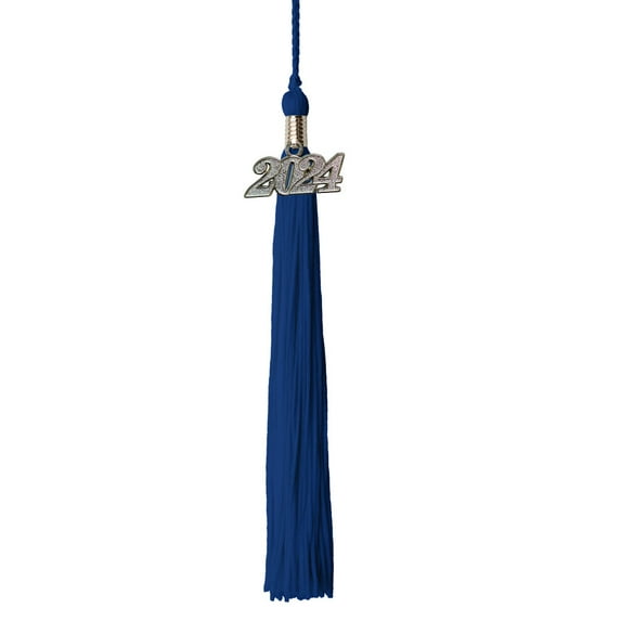 Class Act Graduation Graduation Tassel - 2024 - Silver Charm - 1 Color, Blue
