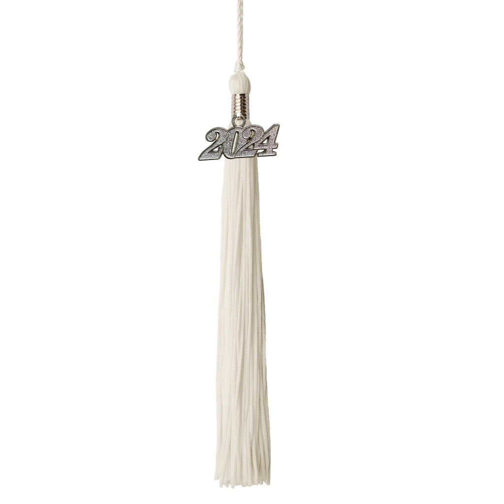Class Act Graduation 2023 Tassel With Silver Year Charm - Multi-Color (Black/Dark Green/White) - View #10