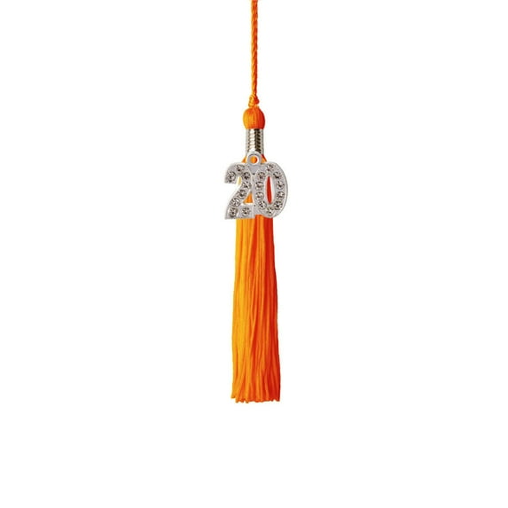 Class Act Graduation Kindergarten Graduation Tassel - 2019 - Bling Charm - 1 Color, Orange