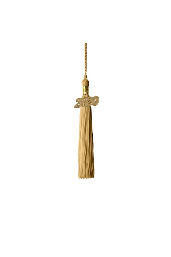 Kindergarten Graduation Tassel - 2020 - Gold Charm - 1 Color, Old Gold