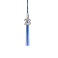 thumbnail image 1 of Class Act Graduation Kindergarten Graduation Tassel - 2023 - Bling Charm - 2 Color, Blue / White, 1 of 9