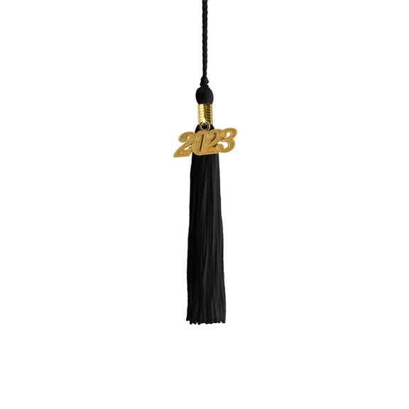 Class Act Graduation Kindergarten Graduation Tassel - 2023 - Gold Charm - 1 Color, Black