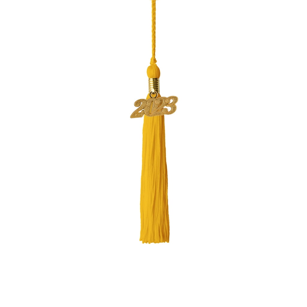 Class Act Graduation 2023 Tassel With Silver Year Charm - Multi-Color (Black/Dark Green/White) - View #13