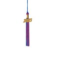 thumbnail image 1 of Class Act Graduation Kindergarten Graduation Tassel - 2023 - Gold Charm - 2 Color, Blue / Red, 1 of 9