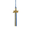 thumbnail image 1 of Class Act Graduation Kindergarten Graduation Tassel - 2024 - Gold Charm - 2 Color, Blue / Gold, 1 of 9