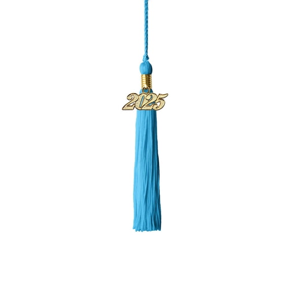 Class Act Graduation Kindergarten Graduation Tassel - 2025 - Gold Charm - 1 Color, Columbia Blue