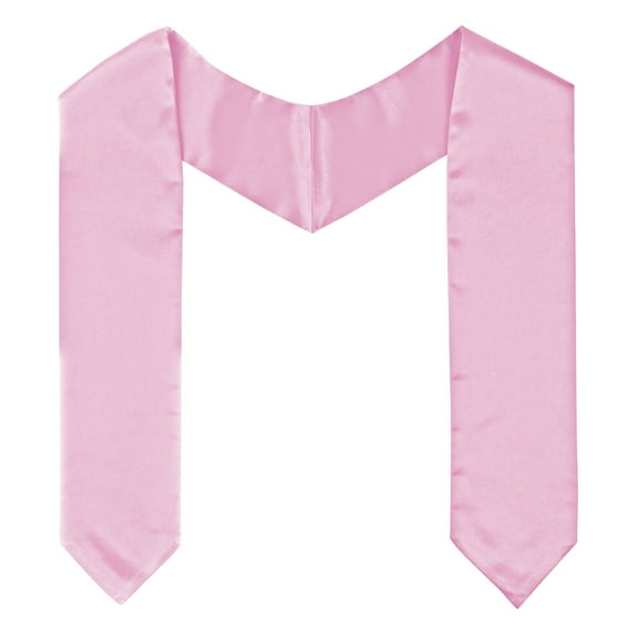 Class Act Graduation Satin Stole for Graduation 60", Pink