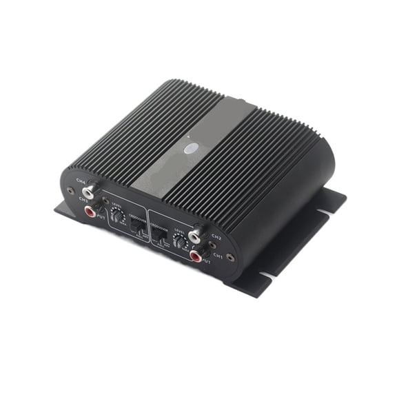 Class D Amplifier 4 Channel 400W Amplifiers for Cars Yachts Motorcycles Buses Stereo System ,Bass & Treble Control
