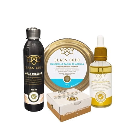 Class Gold Kit Antimanchas Facial con Agua Miscelar