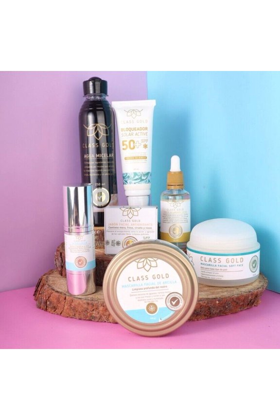 ULtra Gold facial Con Agua Miscelar y Bloqueador Solar COLOR PIEL