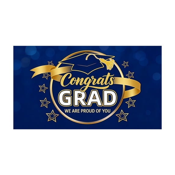 Class of Grad 2026 Background Banner, Graduation Banner Backgdrop Signs for Congratulations Graduation Party Supplies Photography Background 2026 Graduation Party Decorations