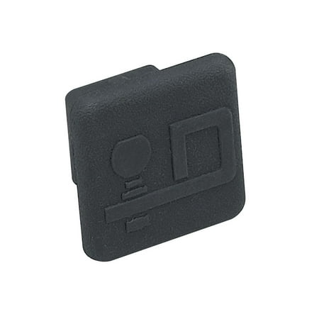 Class I and II 1 1/4" Rubber Hitch Cover with Draw Tite Logo Replacement Auto Part, Easy to Install