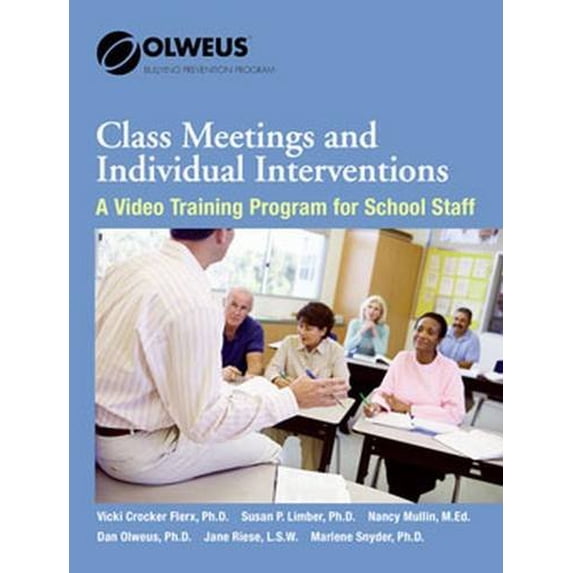 Pre-Owned Class Meetings and Individual Intervention: A Video Training Program for School Staff (Olweus Bullying Prevention Program) Paperback