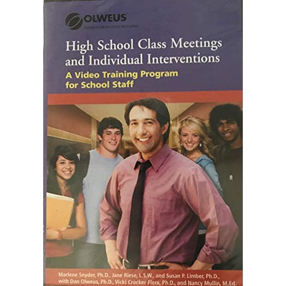 Pre-Owned Class Meetings and Individual Interventions for High School: A Video Training Program for High School Staff Paperback