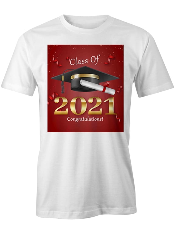 Class Of 2021 T-Shirt | Senior Class White Tee Gift