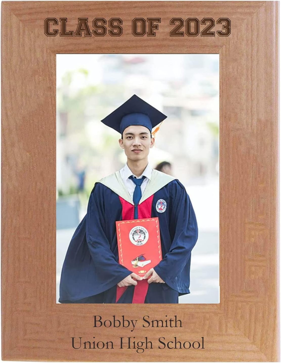 Class Of 2022 2023 2024 2025 Graduating Class Laser Engraved Natural Alder Wood Hanging