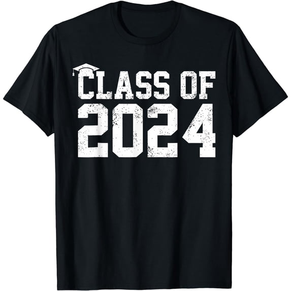 Class Of 2024 Graduation Shirt Senior High School College T-Shirt
