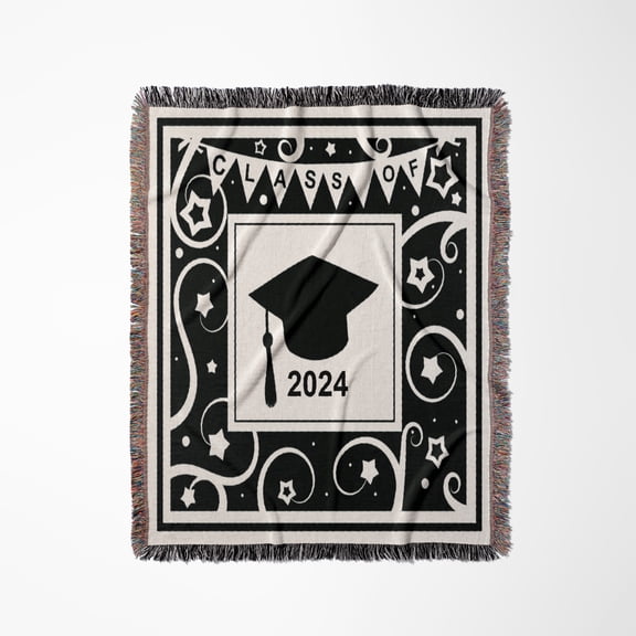 Class Of 2024 Graduation - University High School Or College Graduate, Woven Blanket