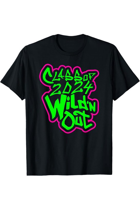 Class Of 2024 Wild N Out T-shirt Summer Cool Printed Logo Short Sleeved Shirt