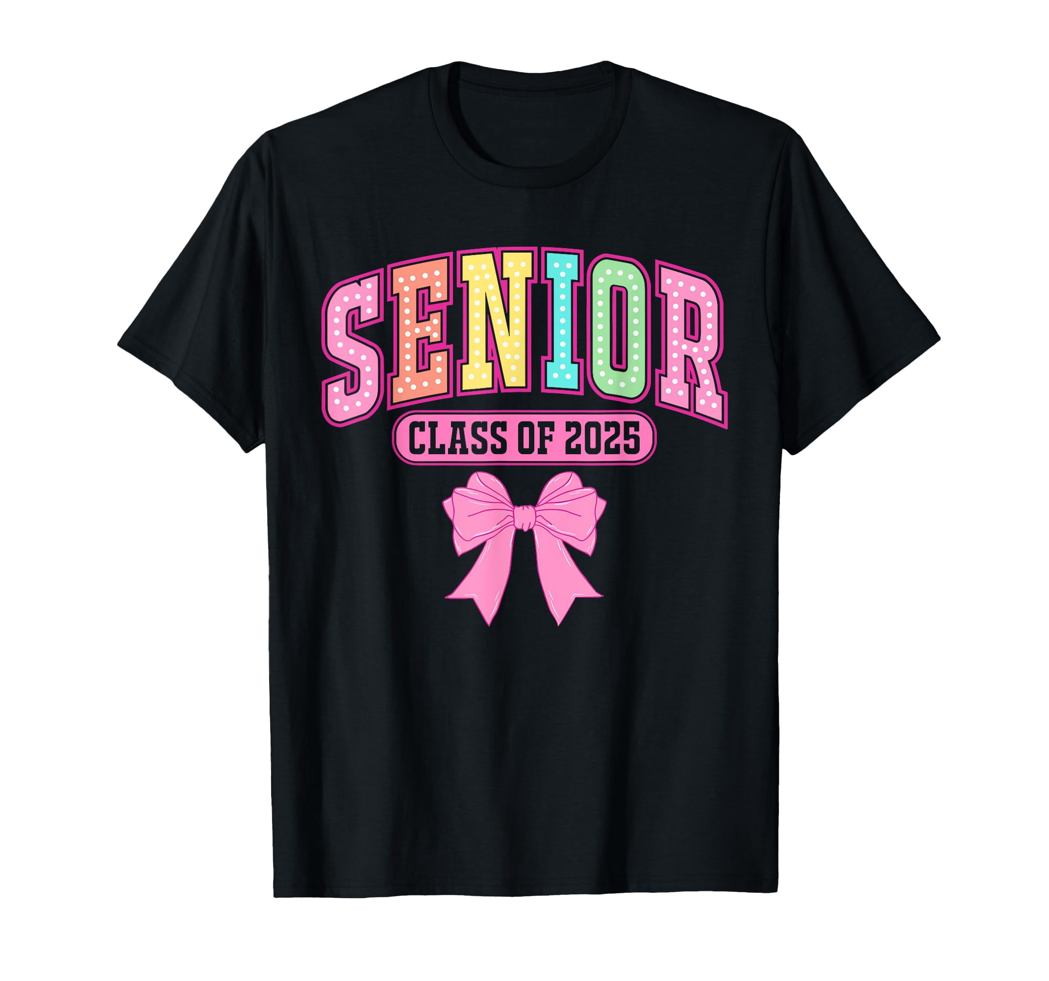 Class Of 2025 Coquette Senior 2025 Graduation Back To School T-Shirt ...