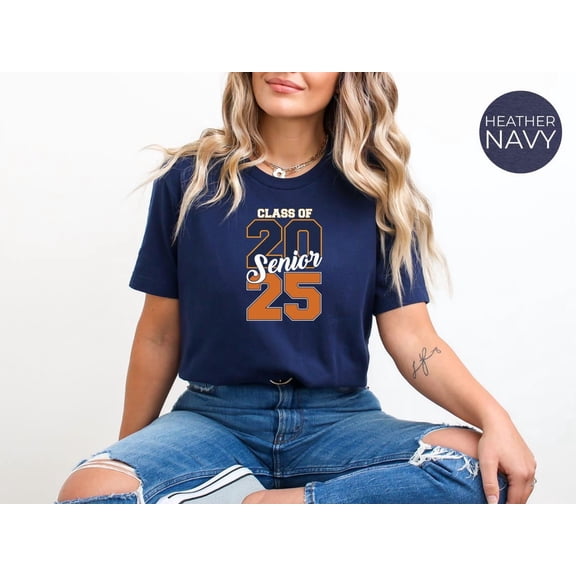 Class Of 2025 Senior T-Shirt: Proud Graduate Family Tee, Full Size S-5XL