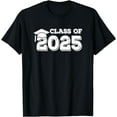 thumbnail image 1 of Class Of 2025 Shirt Senior Graduation 2025 T-Shirt mens t shirt，black，women，funny，misfits，men，journey，t-shirt, 1 of 4