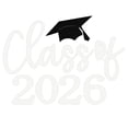 thumbnail image 1 of Class Of 2026 Graduation Decal Banner Vinyl Wall Sticker Black Gold Party Backdrop Balloon Arch Decor 1Pc, 1 of 5