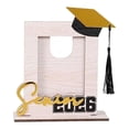 thumbnail image 1 of Class Of 2026 Graduation Picture Frame Wooden Shadow Box Photo Display Desktop Ornament Vertical Portrait Frame 7.9x6.7in Multi Color, 1 of 9
