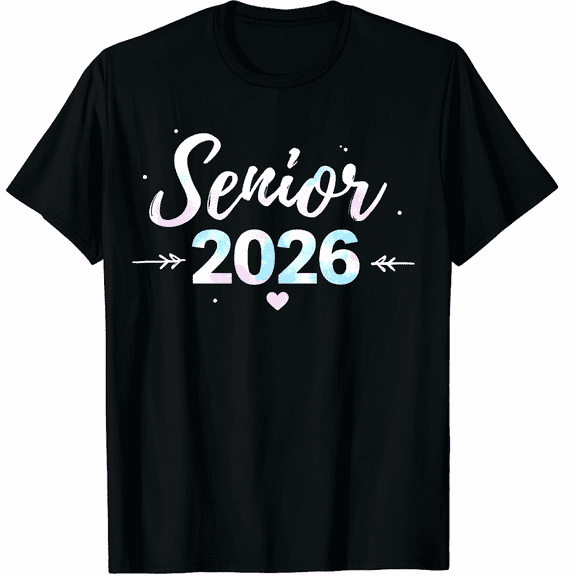 Class Of 2026 Senior 2026 Back To School Graduation 2026 Graphic Tee T-Shirt for Men Women