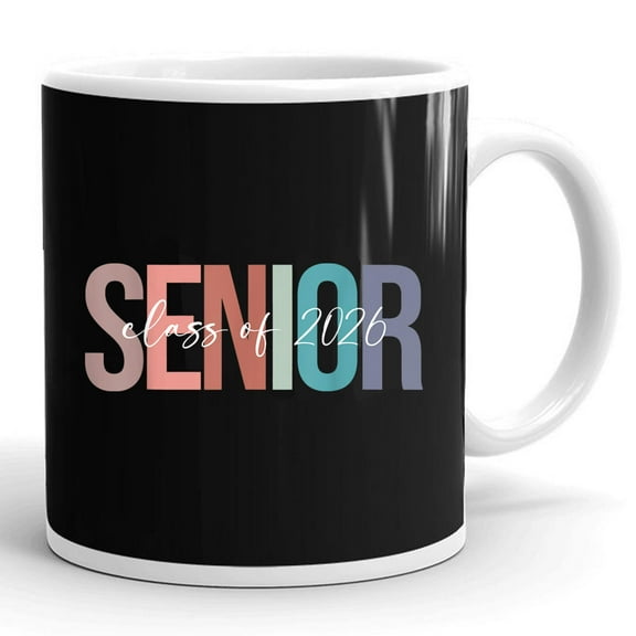 Class Of 2026 Senior Back To School Graduation Graduate Gift Ceramic Mug 11oz (White;11oz)