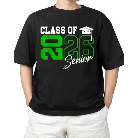 Class Of 2026 Seniors Graduation 2026 Senior 26 T-Shirt Unisex S-5XL Hot Trending Shirt, Vintage Birthday Gift