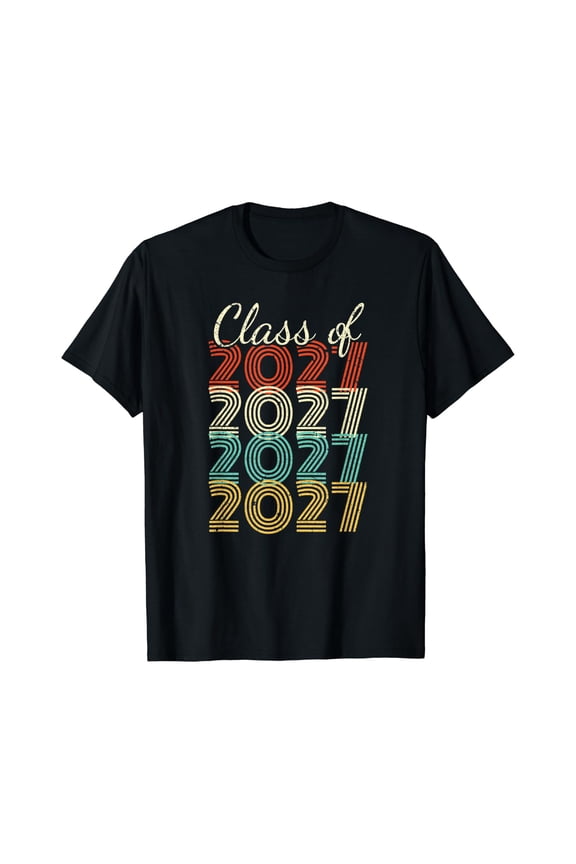 Class Of 2027 Graduation First Day Of School T Shirt Size S-5XL