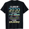 Class Of 2030 Gaming 7th Grade Unlocked First Day 7th Grader TShirt