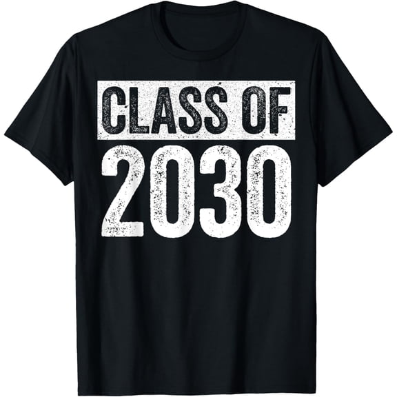 Class Of 2030 T-Shirt Senior 2030 Graduation Shirt T-ShirtMen and women can wear, black T-shirts, gifts. Age: M,L，XL 2XL, 3XL, 158XL
