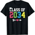 thumbnail image 1 of Class Of 2034 Grow With Me Graduation First Day Of School T-Shirt, 1 of 5