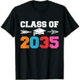 thumbnail image 1 of Class Of 2035 Grow With Me Graduation First Day of School T-Shirt, 1 of 7