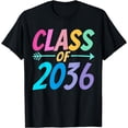 thumbnail image 1 of Class Of 2036 First Day Kindergarten Grow With Me Graduation T-Shirt, 1 of 3