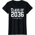 thumbnail image 1 of Class Of 2036 Grow With Me Graduation First Day Of School T-Shirt, 1 of 3