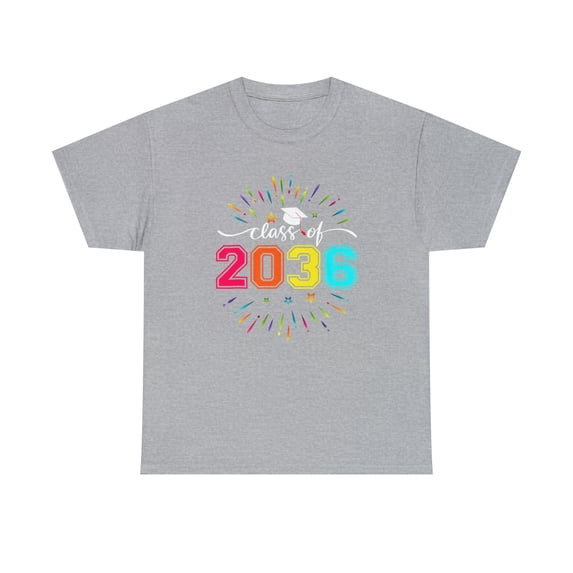 Class Of 2036 Senior 2036 Grow With Me Funny Graduation T-Shirt