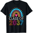 thumbnail image 1 of Class Of 2037 Kindergarten Pre-k Grow with Me Graduation Kid T-Shirt, 1 of 4