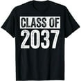 thumbnail image 1 of Class Of 2037 T-Shirt Senior 2037 Graduation Shirt T-Shirt, 1 of 3