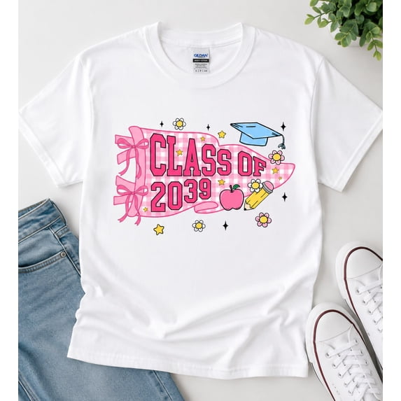Class Of 2039 Graduation School Graphic T-Shirt
