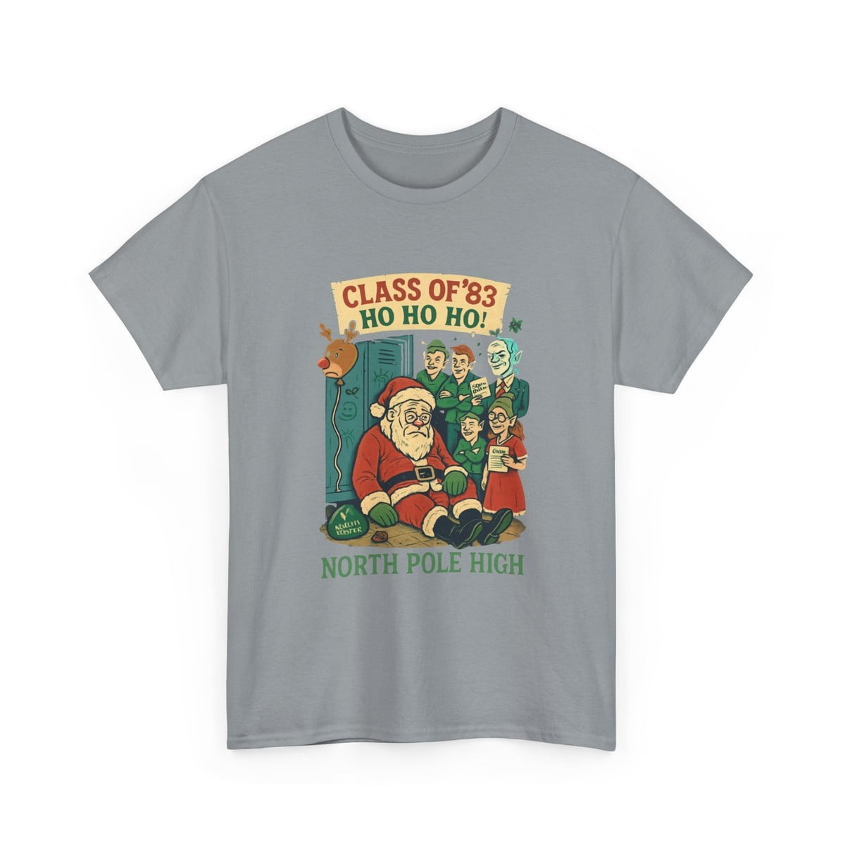 Class Of 83 Santa Vintage Christmas Holiday T-Shirt - Walmart.com